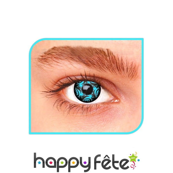 Lentilles tourbillons topaze