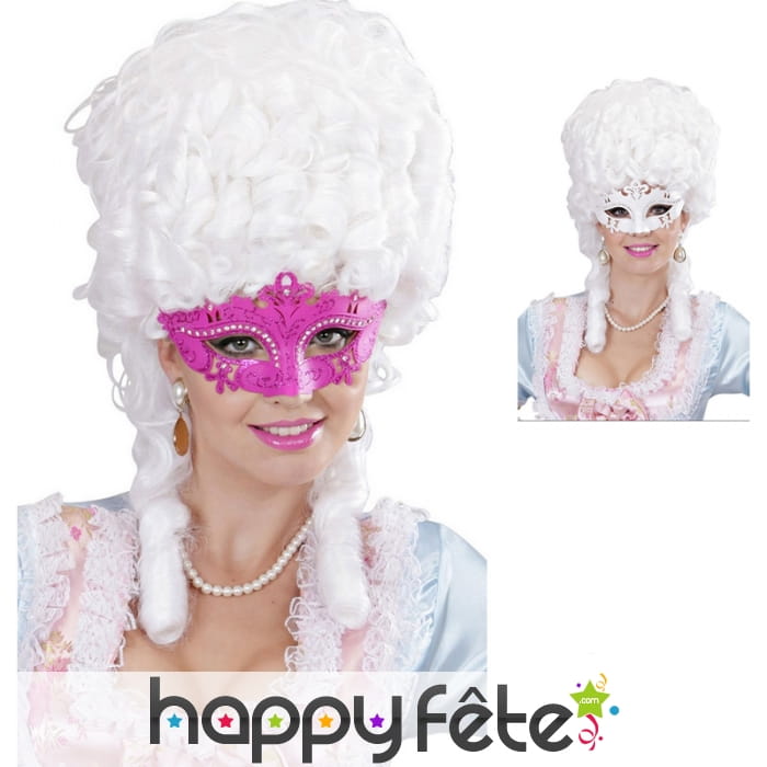 Loup vénitien découpé avec strass et paillettes