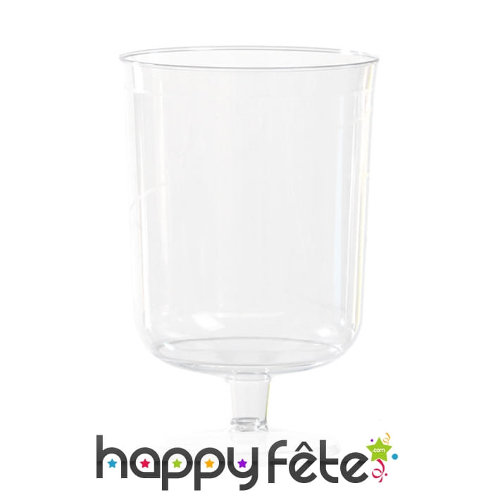 Large verre sur petit pied, 17cl