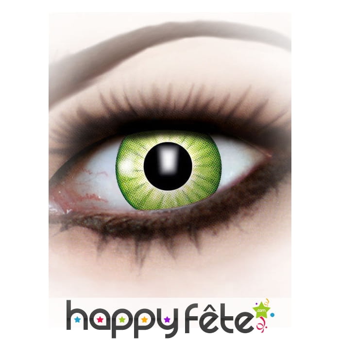 Lentilles vertes style électro