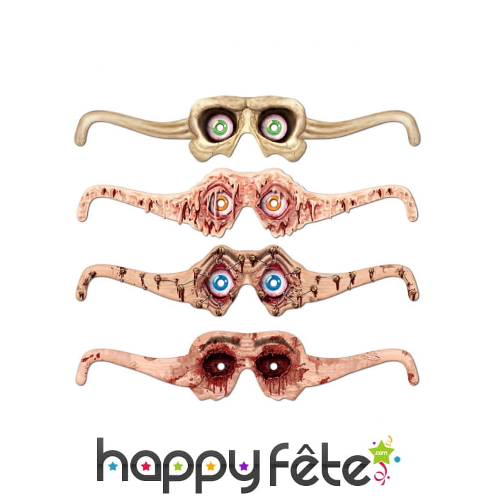 Lunettes yeux de monstre en carton