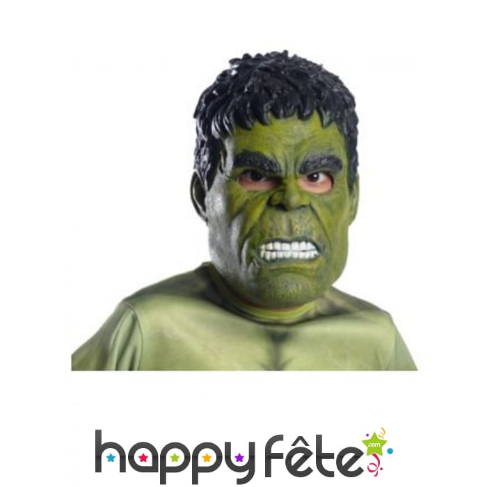 Masque 3/4 de Hulk pour adulte