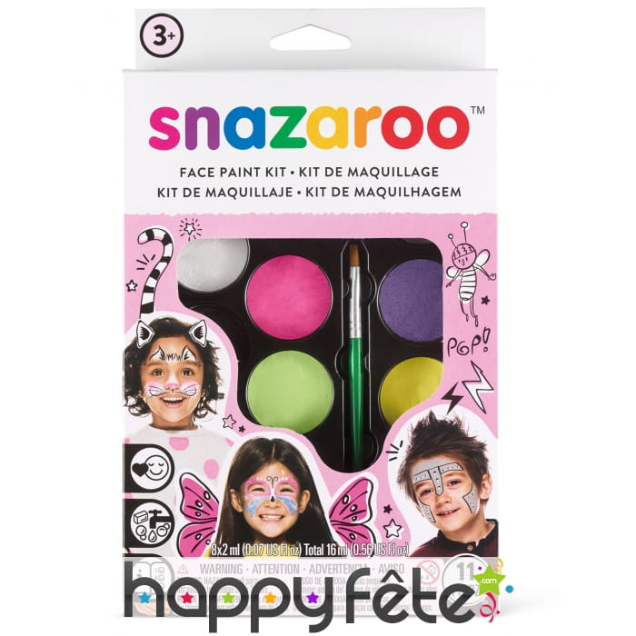 Maquillage 8 couleurs fille, Snazaroo