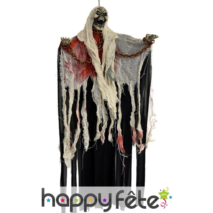 Monstre articulé aux yeux lumineux. Bouge et crie