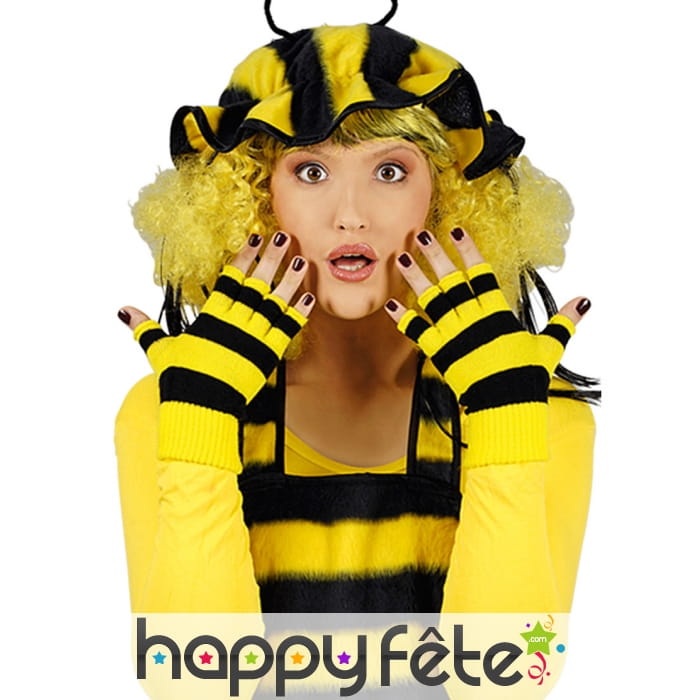 Mitaines abeilles courtes