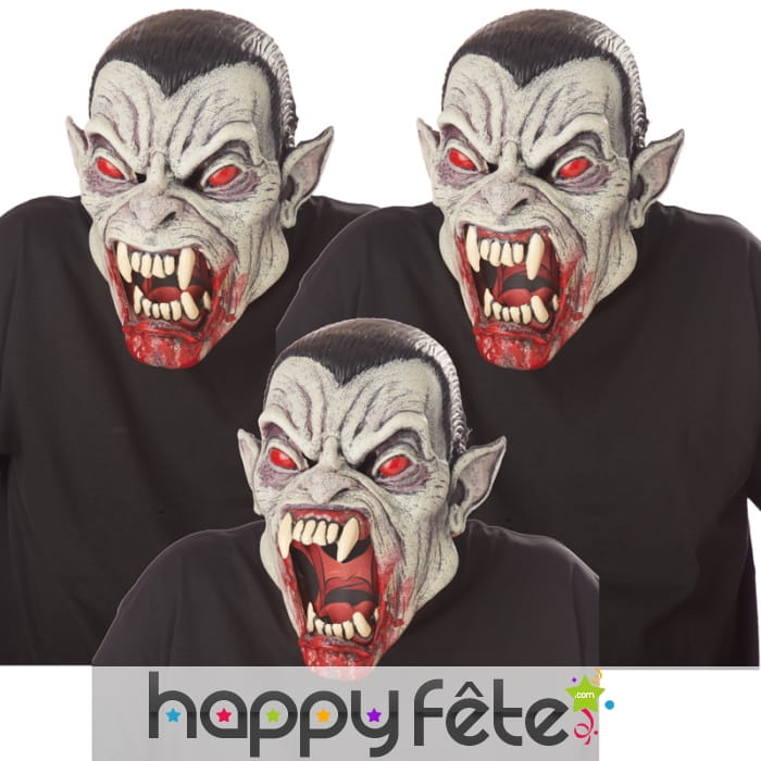 Masque articulé de monstre zombie ensanglanté