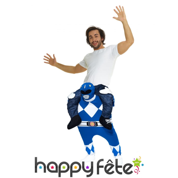 Morphsuit à dos de Power Rangers bleu