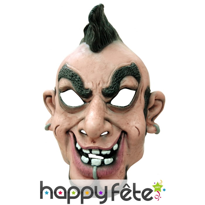 Masque adulte mohawk en pvc