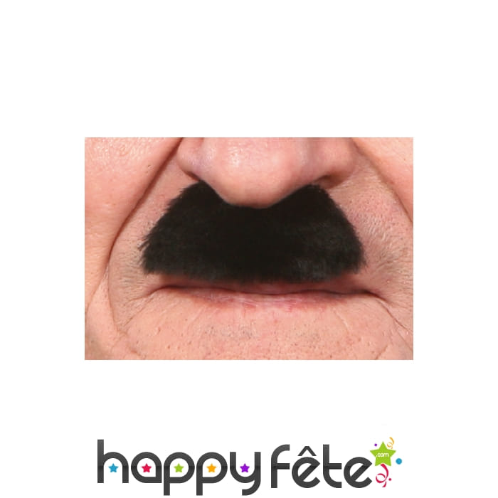 Moustaches brosse noire