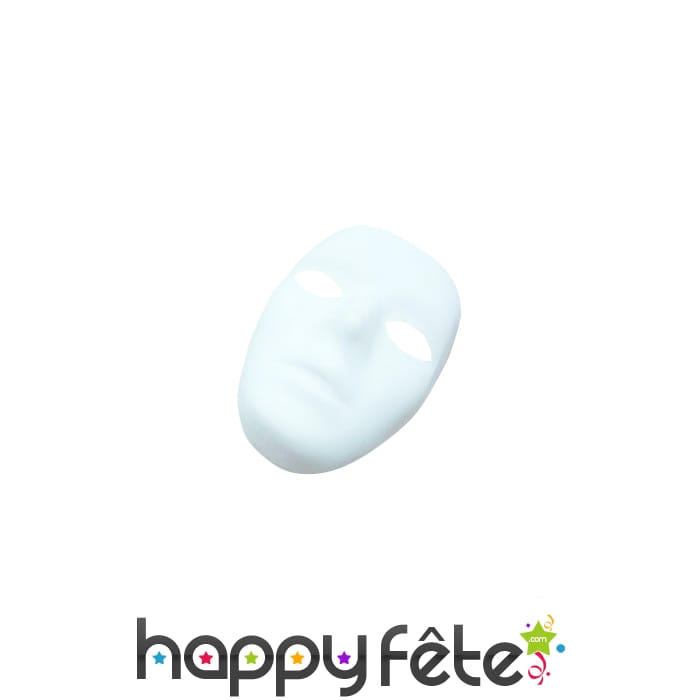 Masque blanc pour homme à peindre