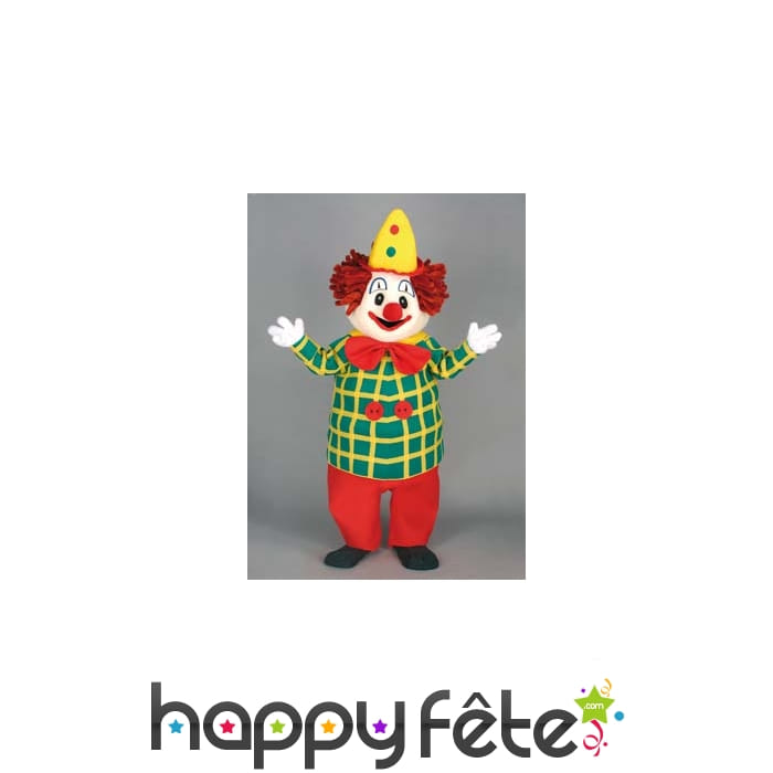 Mascotte clown de cirque