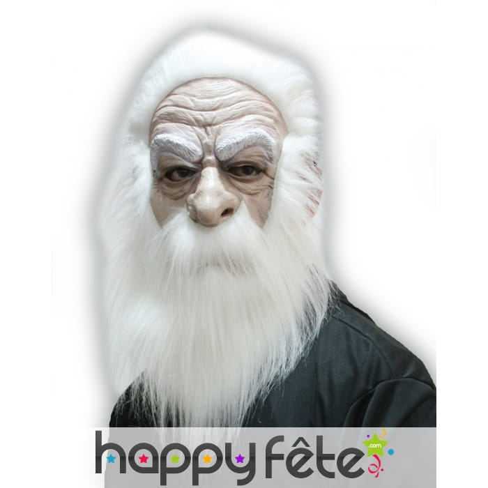 Masque complet de vieux mage