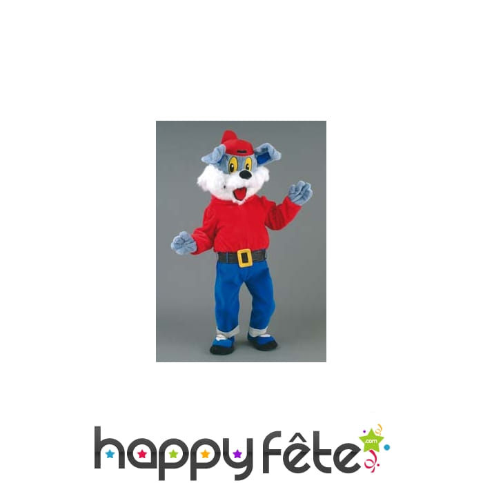 Mascotte chien habillé