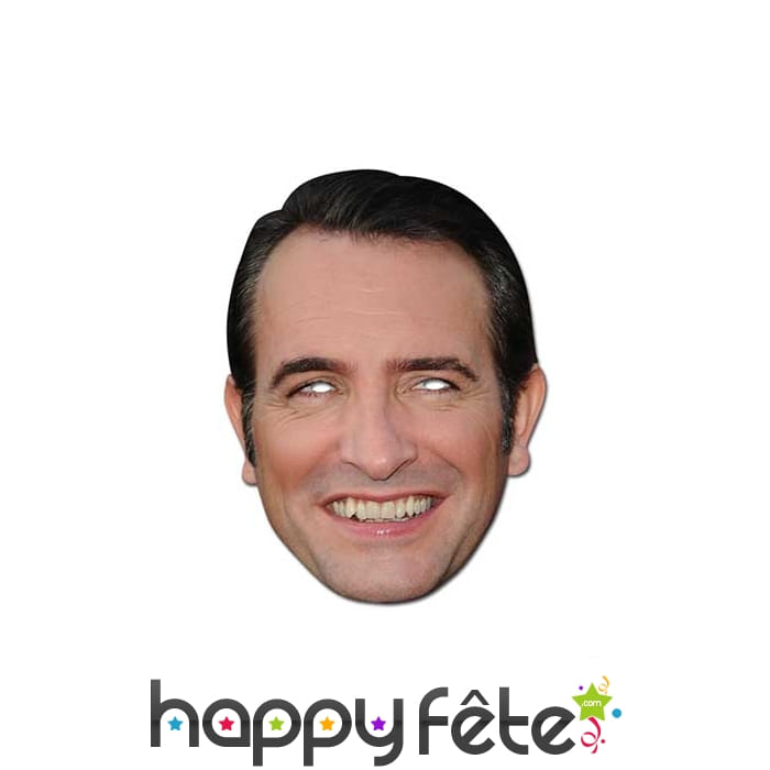 Masque carton Jean Dujardin