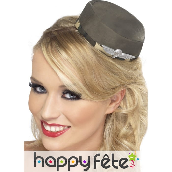 Mini chapeau militaire