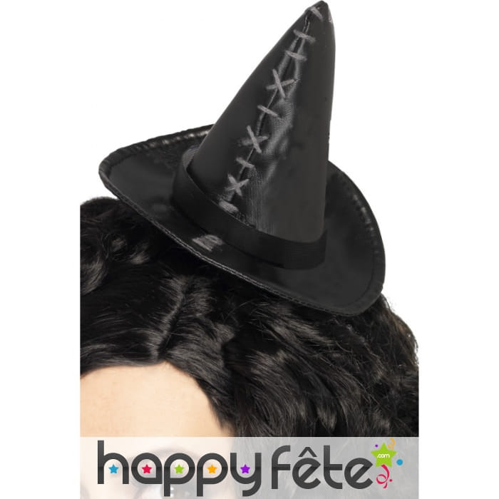 Mini chapeau noir sorcière