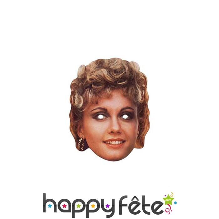 Masque carton Olivia Newton-John