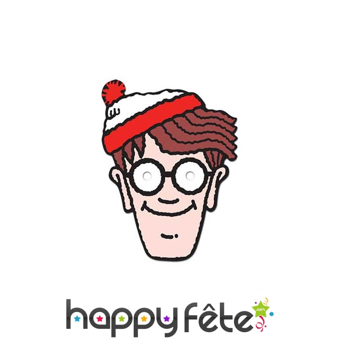 Masque carton Où est Charlie ?