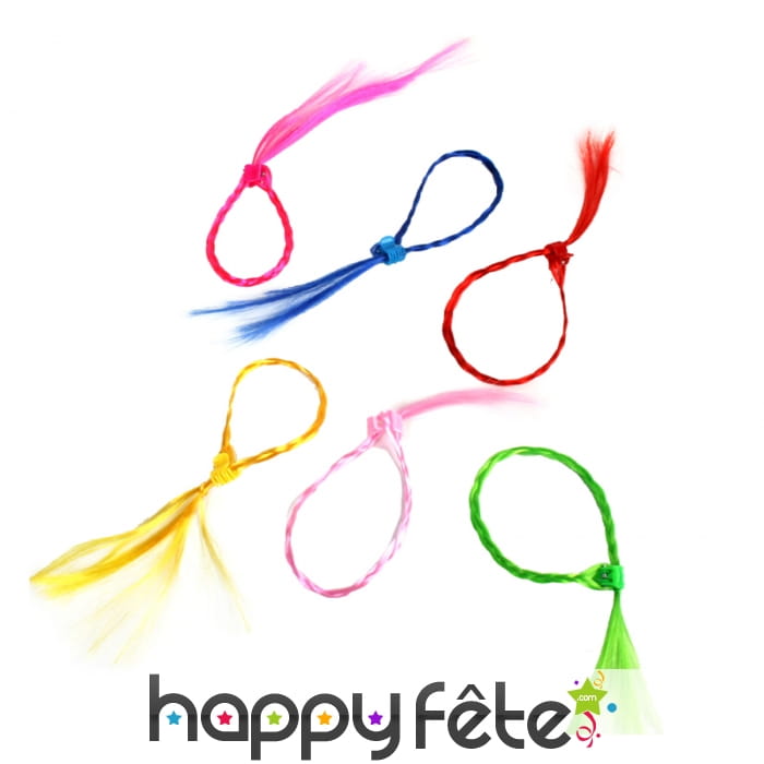 Mèche colorée pour cheveux, clip