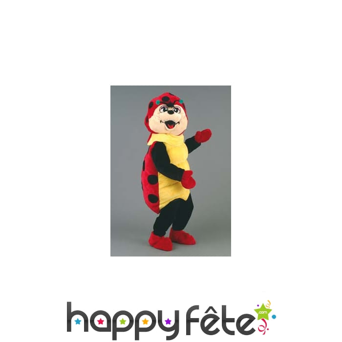 Mascotte coccinelle rouge