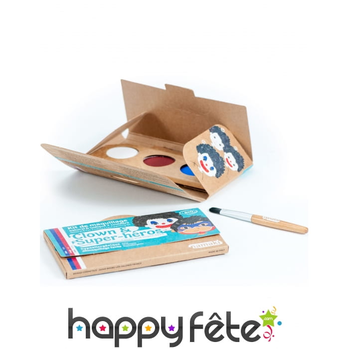 Maquillage clown, super-heros Bio Namaki Cosmetics