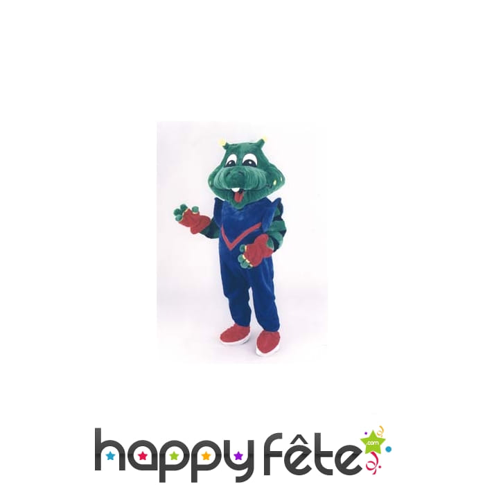 Mascotte crocodile science fiction