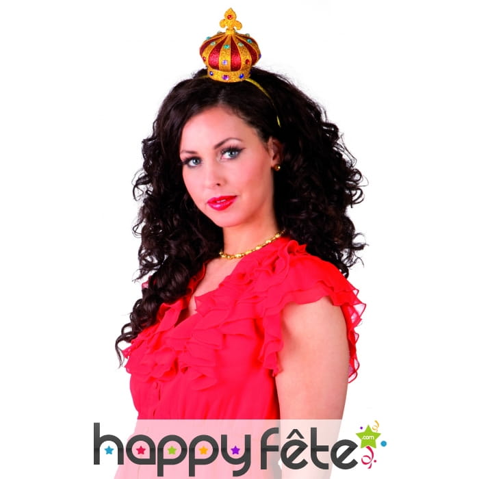 Mini couronne sur serre tête