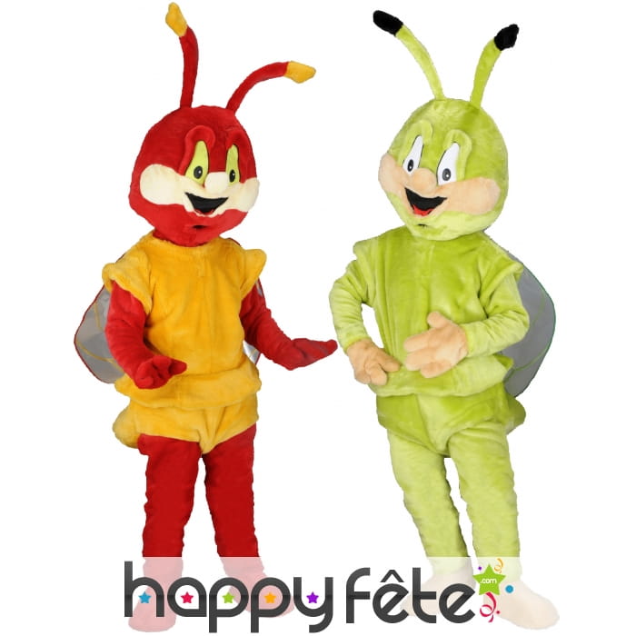 Mascotte cigale vert