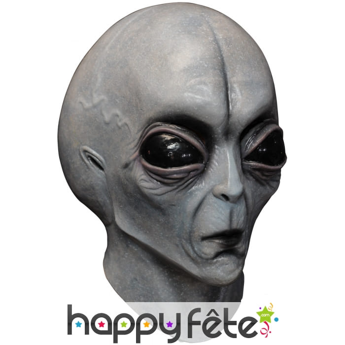 Masque d'Alien Zone 51 intégral en latex