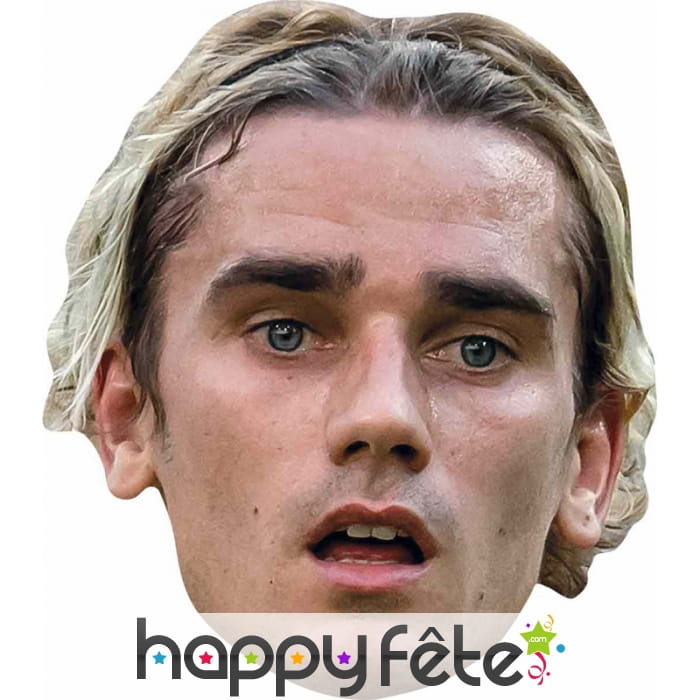 Masque de Antoine Griezmann en carton plat