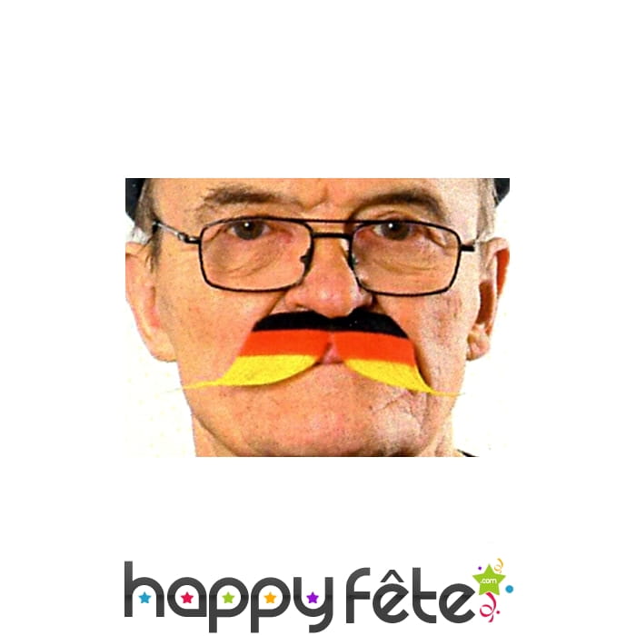 Moustache drapeau allemand