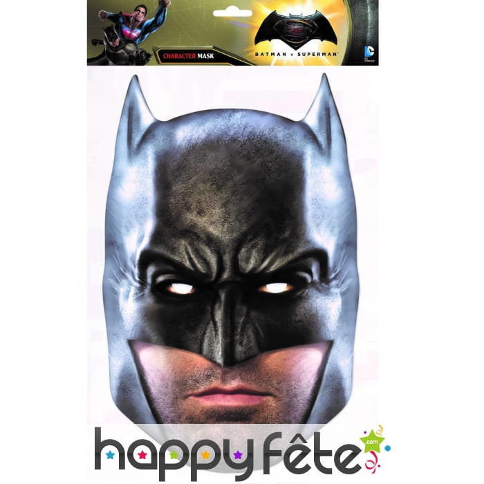 Masque de Batman en carton, l'Aube de la justice