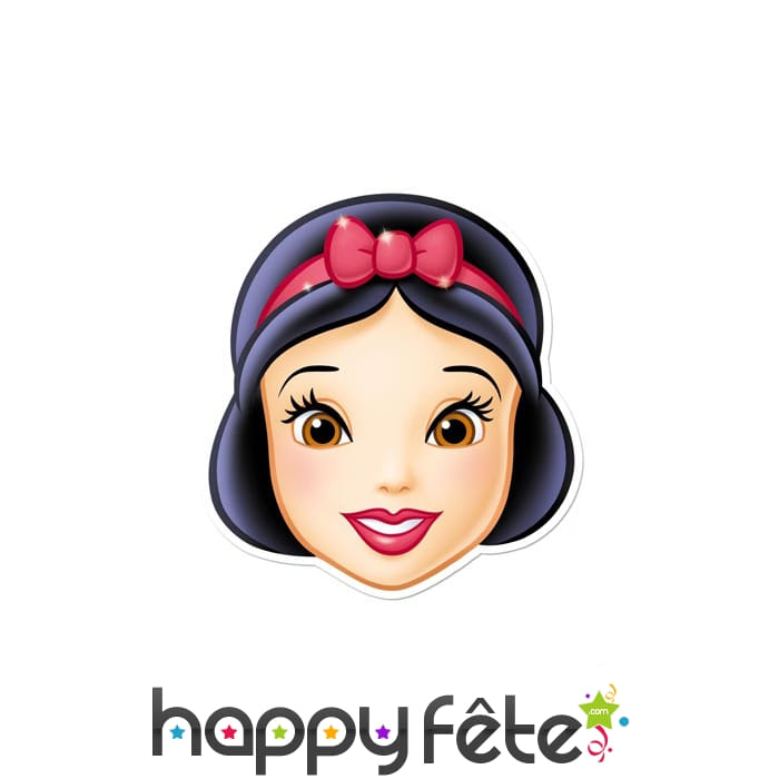 Masque de Blanche neige en carton