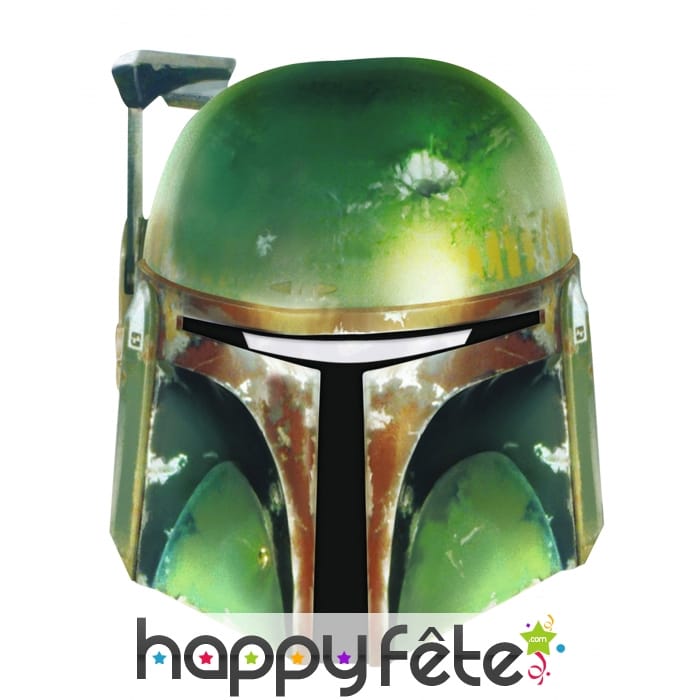 Masque de Boba Fett en carton plat