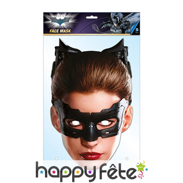 Masque de catwoman en carton