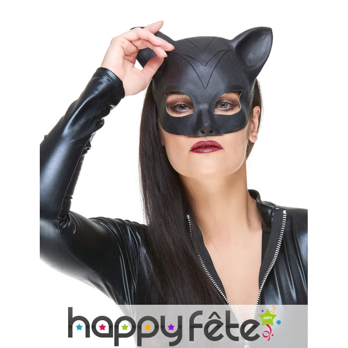 Masque de Catwoman en latex pour adulte