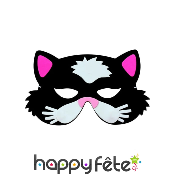 Masque de chat pour enfant, en mousse
