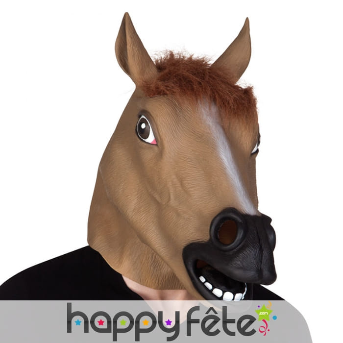 Masque de cheval intégral pour adulte