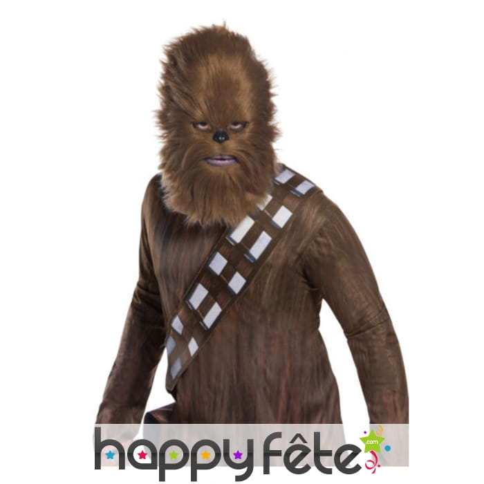 Masque de Chewbacca Star Wars avec poils, adulte