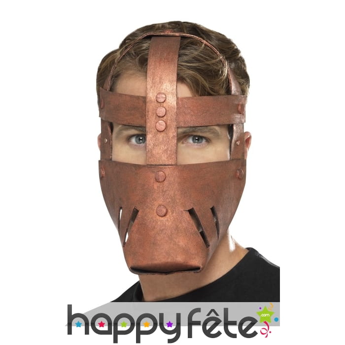 Masque de combatant romain en EVA, bronze