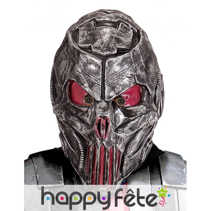 Masque de cyborg alien intégral