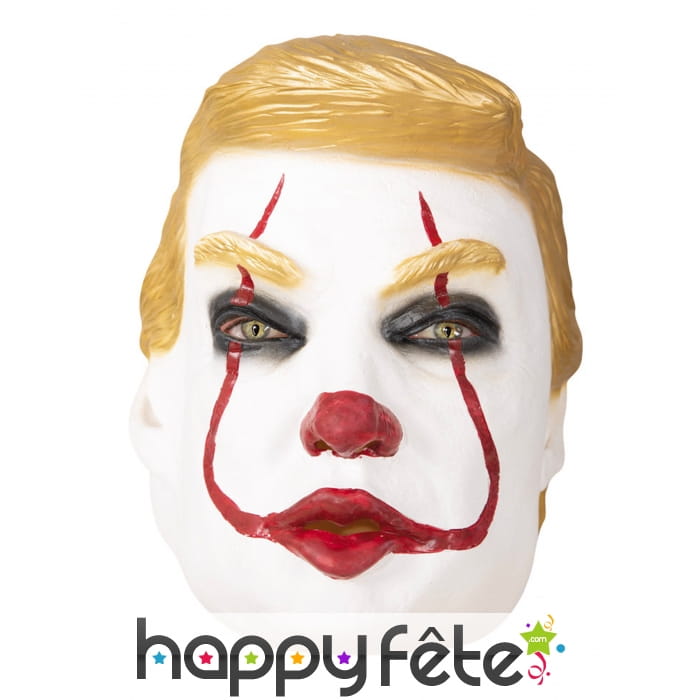 Masque de Donald le clown infernal