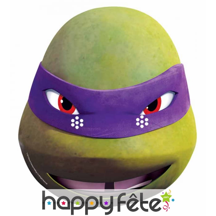 Masque de Donatello en carton plat