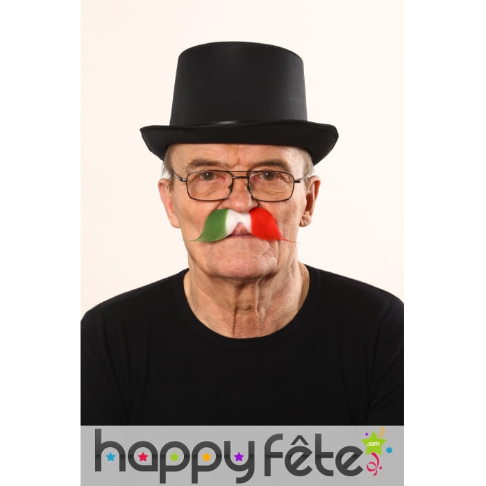 Moustaches drapeau d'italie