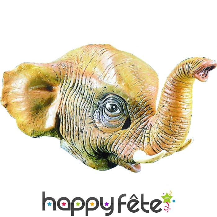 Masque d'elephant complet