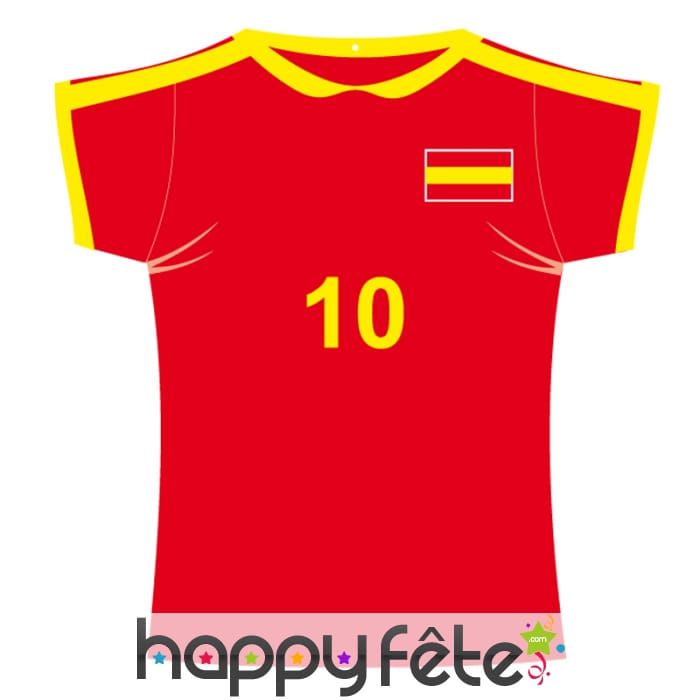 Maillot de foot Espagne en carton