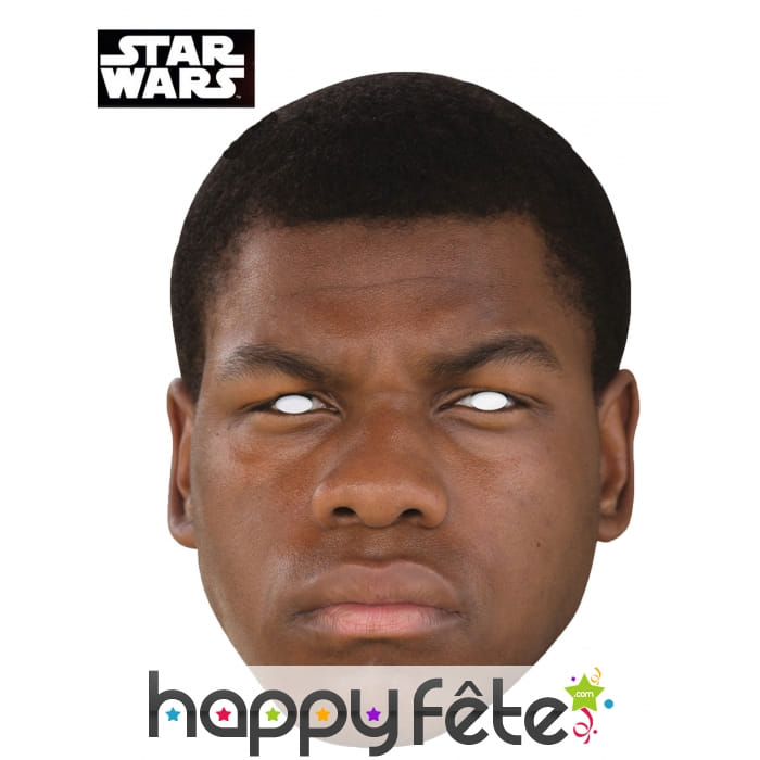 Masque de Finn en carton, Star Wars 7