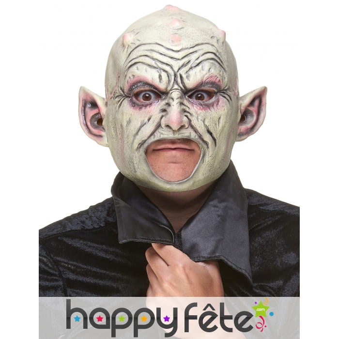 Masque de gnome avec pustules