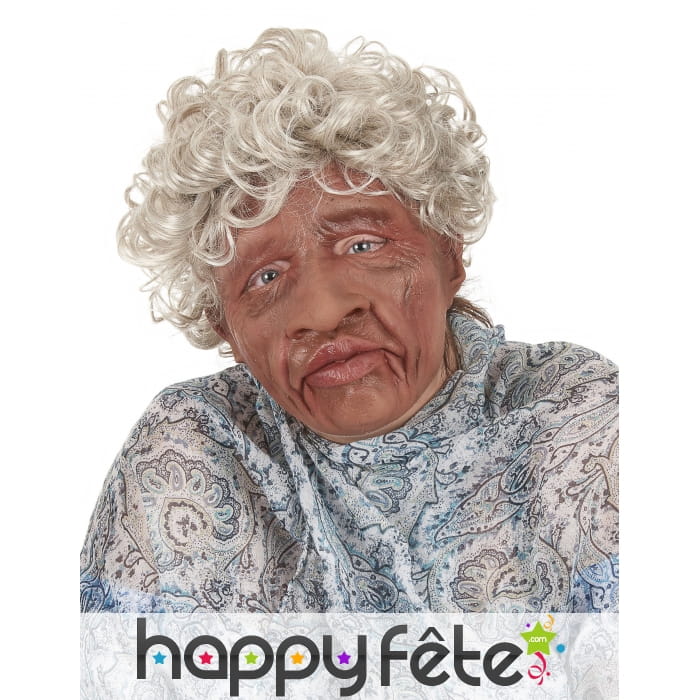 Masque de grand-mère bouche articulée