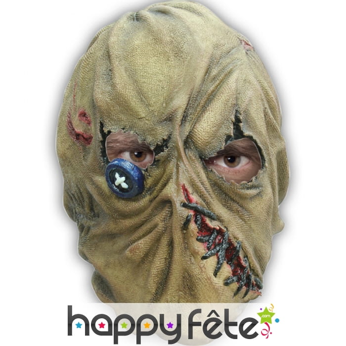 Masque d'horrible épouvantail intégral